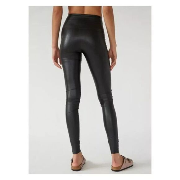 Wilfred Free "Daria" Pant High-waisted UnReal Black Leather Leggings Medium - Picture 5 of 8